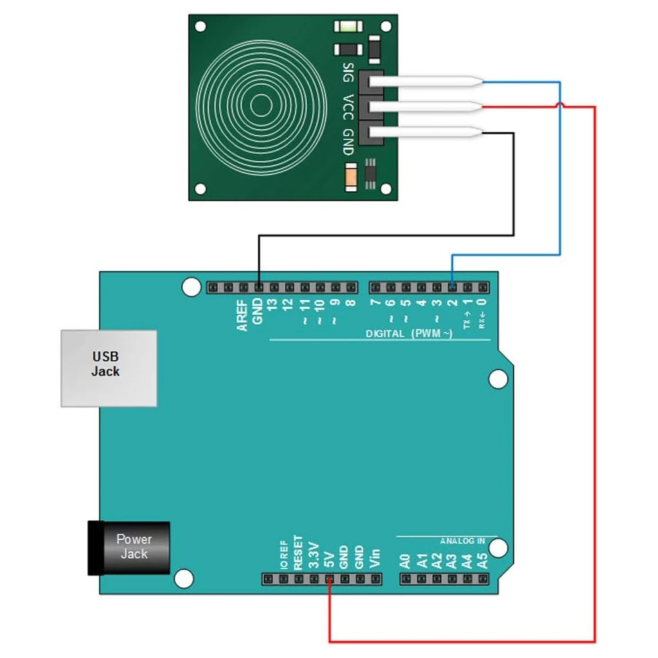 10Pcs TTP223B 1 Kanal Jog Digitalni Senzor na Dotik Kapacitivni zaslon na Dotik Vklop Moduli Oprema za arduino Diy Kit Slike 1