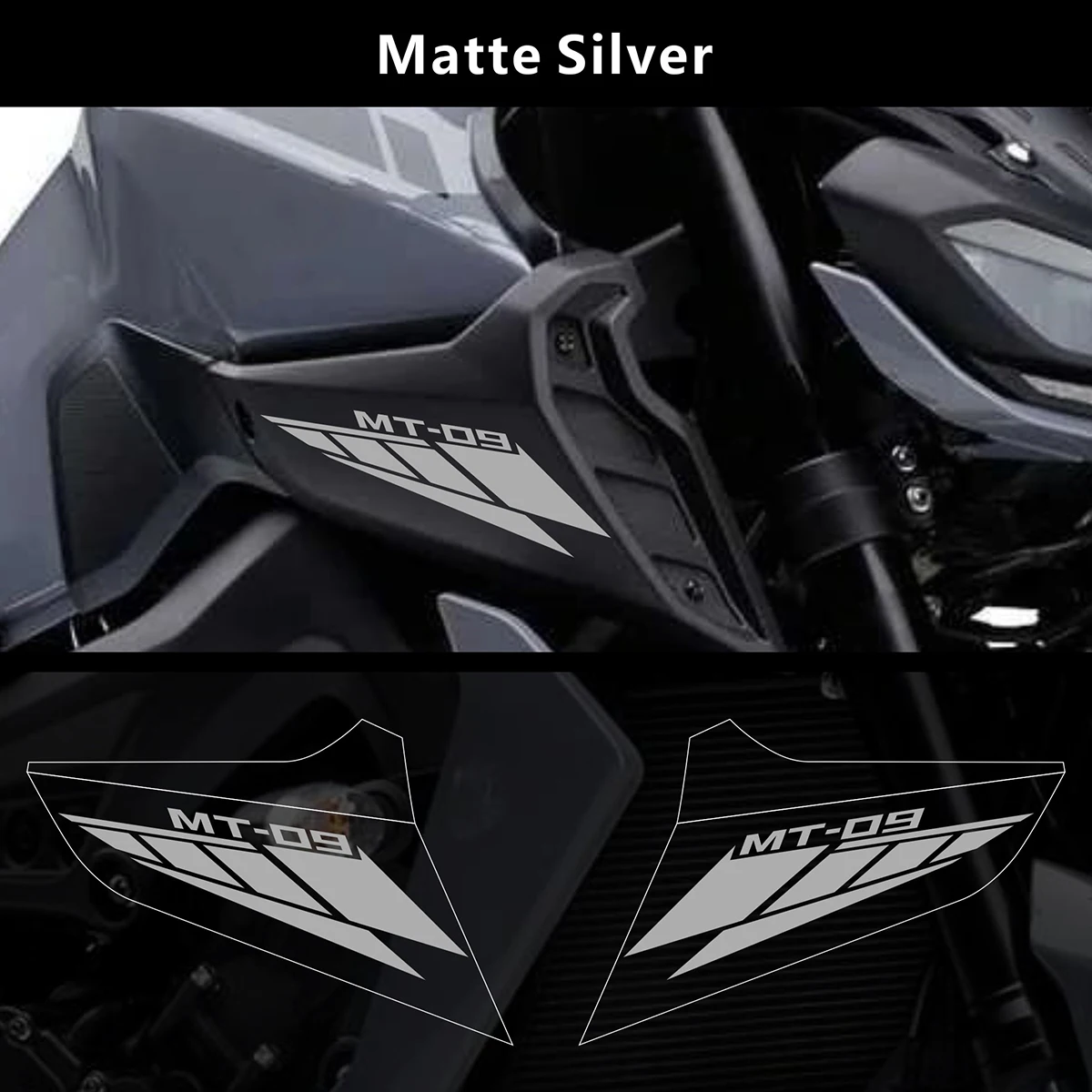 AnoleStix Reflektivni Motocikel Logotip Nastavite Emblem Nalepke Za YAMAHA MT09 MT-09 SP 2017 2018 2019 2020 Slike 5