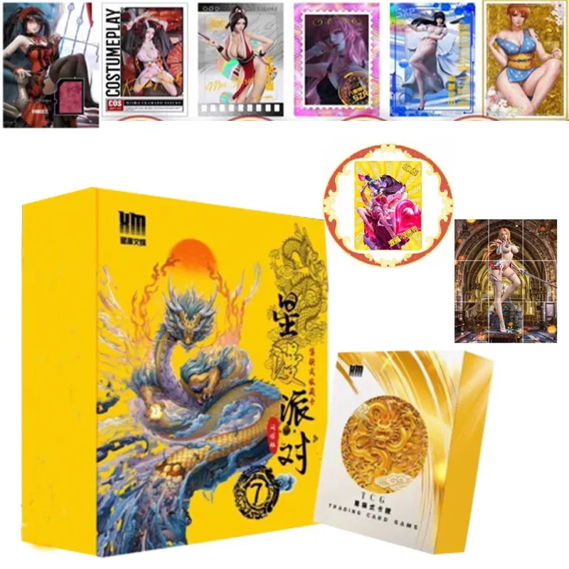 Debelo 4boxes Boginja Zgodba Kartice +4pc 3d Promocijski Paketi Igre Anime Dekle Stranka Kopalke Bikini Praznik Booster Box Otrok Igrače Slike 3