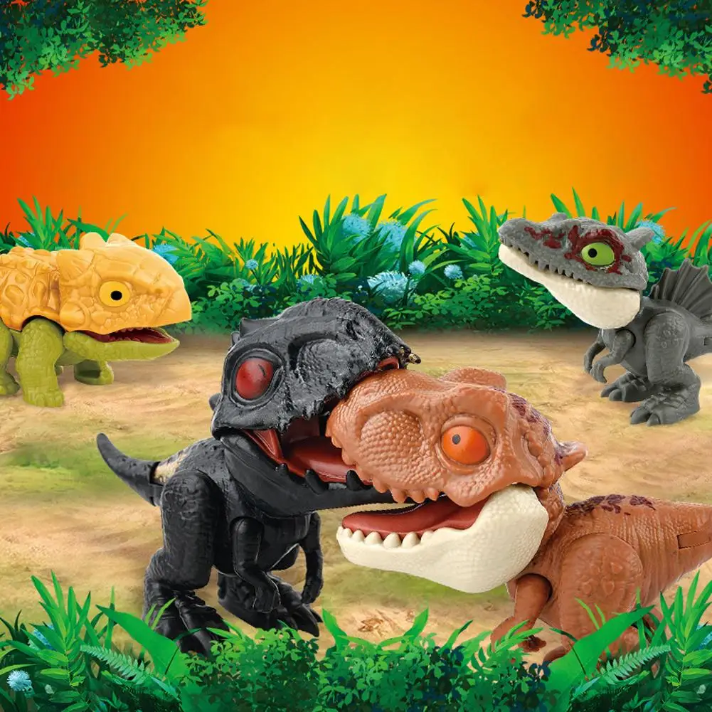 Dinozaver Igrače Otrok Roman Prst Grize Dinozaver Model Slika Igrače, Darila Za Rojstni Dan, Božič Stranka Korist Slike 3