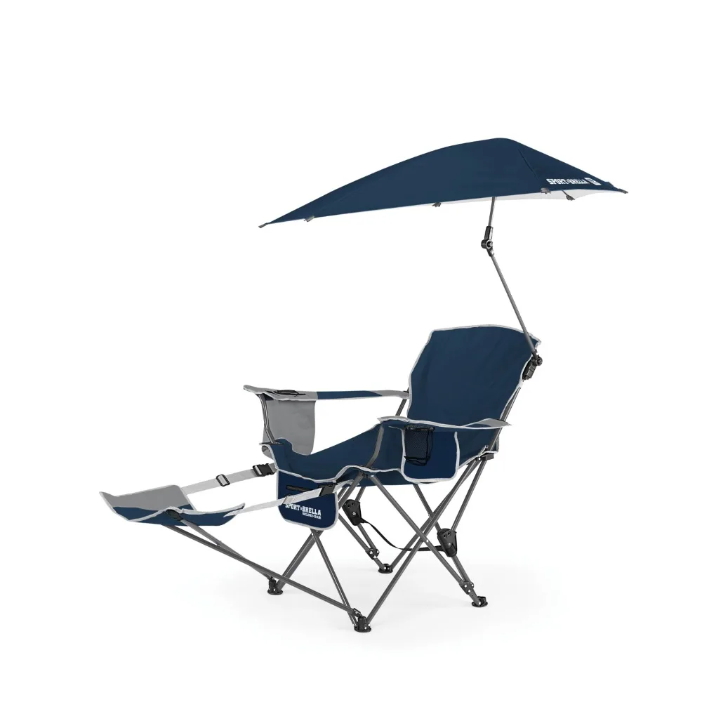 Modri Stol za Kampiranje, z Držalom-Na Soncu Odtenek kamp stol kamp stoli zložljivi stol za plažo stol Slike 0