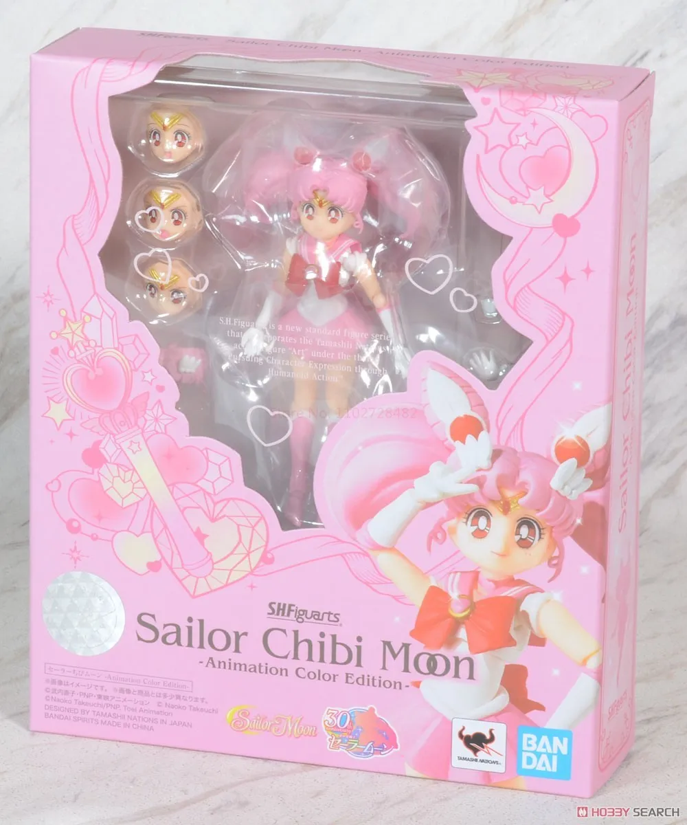 Novo Bandai Sailor Moon Anime S. h.f Annie Mornar Chibi Luna Animacija Color Edition Akcija Slika Zbirateljske Model Igrača Otrok Darilo Slike 5