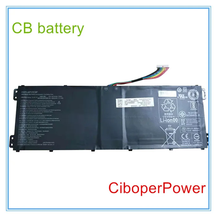 Originalna kakovost AP17C5P baterija za 500 PH517-51 PH517-61 15.4 V 74W Slike 0