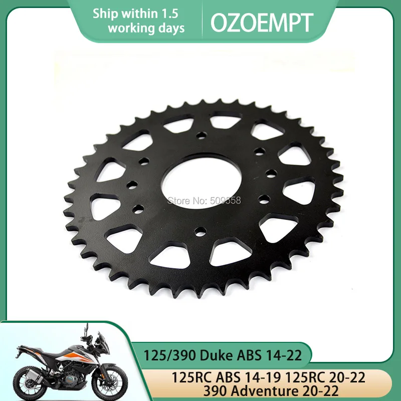 OZOEMPT 520-45T Motocikel Zadnji Zobnik Uporablja za 125/390 Vojvoda ABS 14-22 125RC ABS 14-19 125RC 20-22 390 Avanturo 20-22 Slike 0