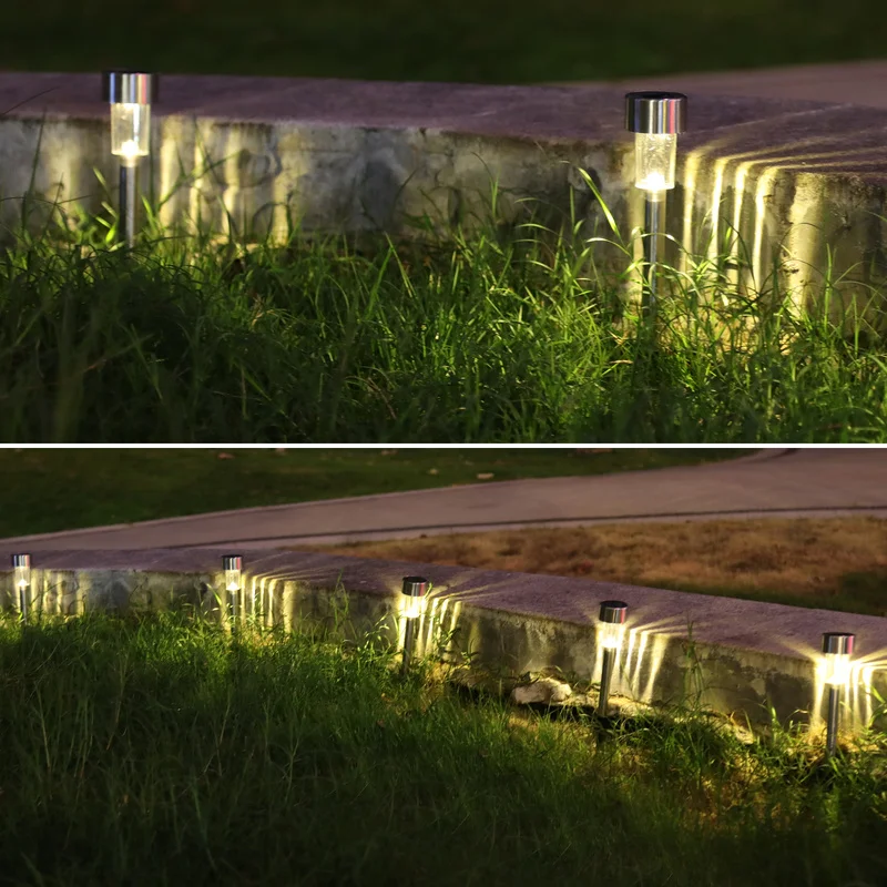 Sončne Luči Nepremočljiva Prostem Led Svetilke za Pot Vrt Krajine Vrt Razsvetljava Dekoracija Travnik Sončni svetlobi Božični Dekor Slike 4
