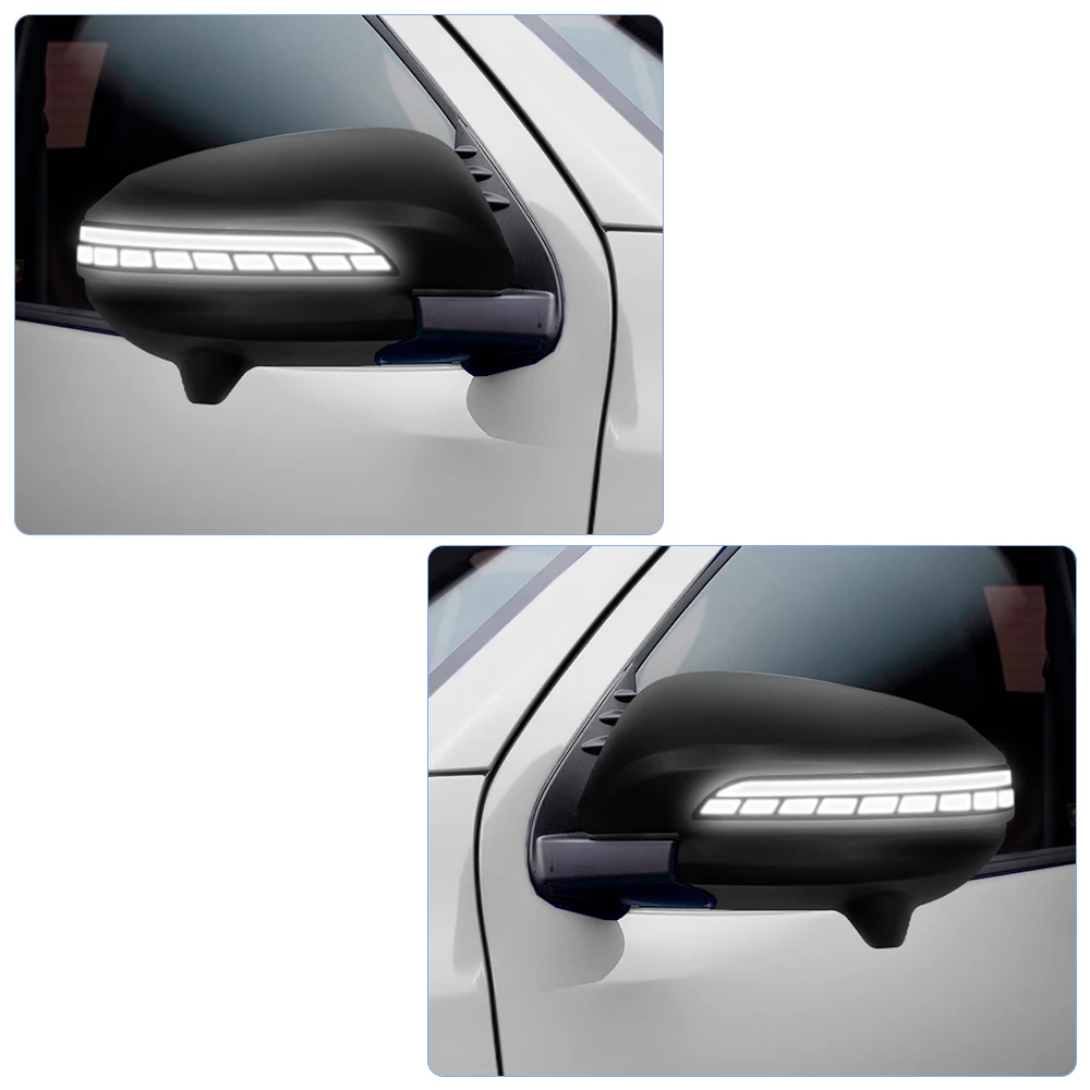 Strani Rearview Mirror Montažo LED Vključite signal Za Toyota Hilux Revo Rocco 2015-2023 Modeli 4x4 Avto Styling Pribor 2PCS Slike 2