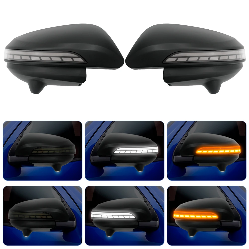 Strani Rearview Mirror Montažo LED Vključite signal Za Toyota Hilux Revo Rocco 2015-2023 Modeli 4x4 Avto Styling Pribor 2PCS Slike 3