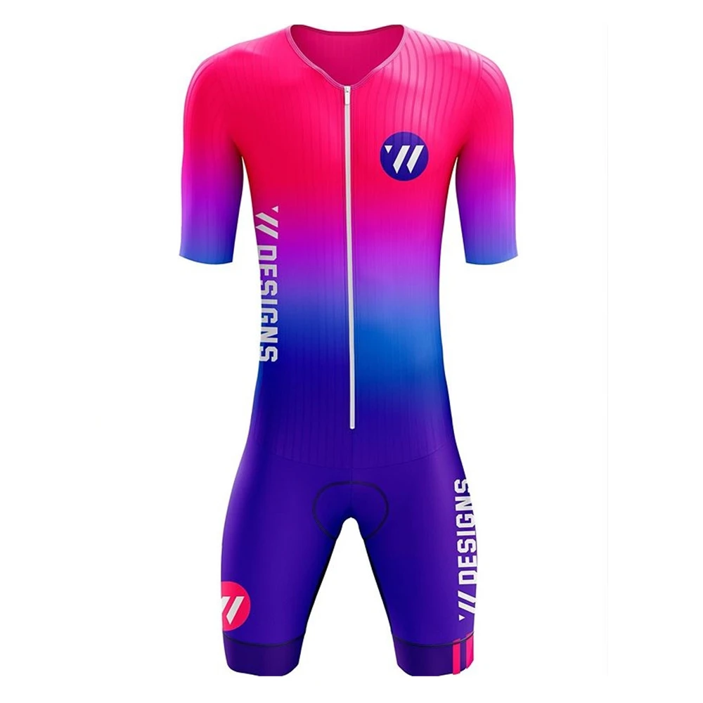 Vvsportsdesigns 2020 Kolesarjenje Človek Triatlon Skinsuit Kratek Rokav Kolo Jersey Oblačila Dirke Pro Team Jumpsuit Ropa Ciclismo Obleko Slike 0