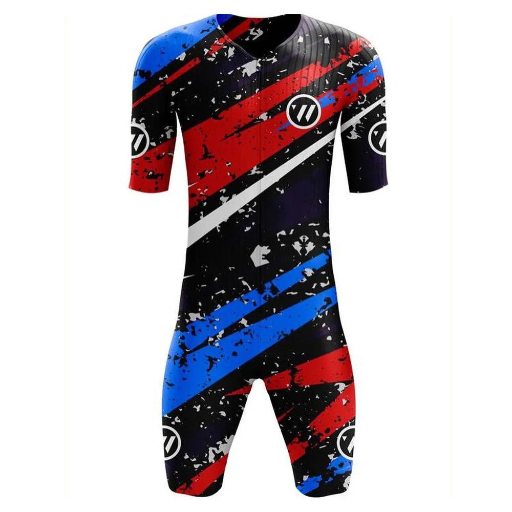 Vvsportsdesigns 2020 Kolesarjenje Človek Triatlon Skinsuit Kratek Rokav Kolo Jersey Oblačila Dirke Pro Team Jumpsuit Ropa Ciclismo Obleko Slike 4